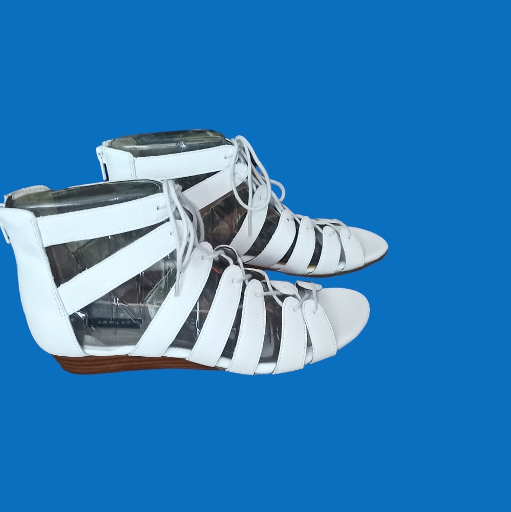 New Array white sandals